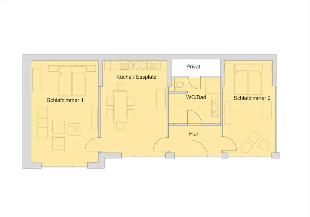 Lincoln-Loft Weimar Daire Dış mekan fotoğraf